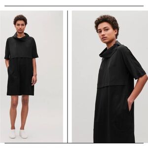 COS Funnel Neck Sweatshirt Dress- XS